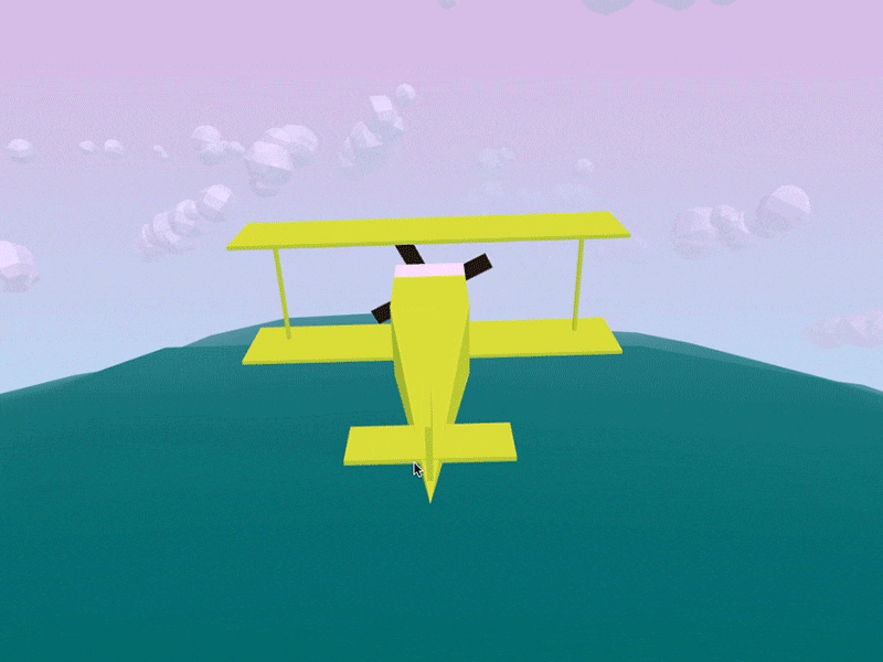 Airplane 3D motion