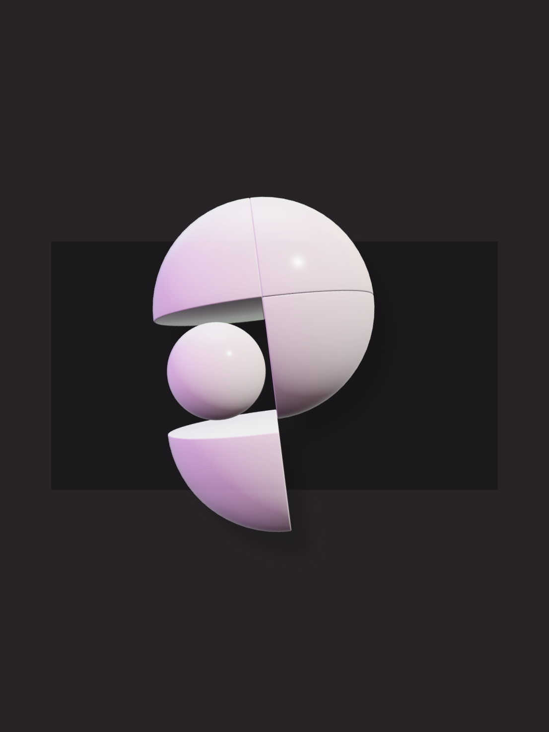 Pluto logo in 3D