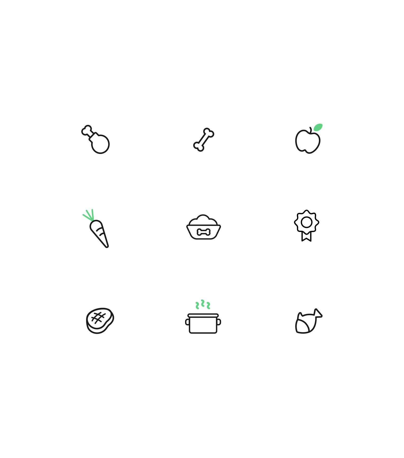 JustFoodForDogs icons